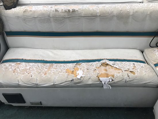 Ripped Boat Cushions